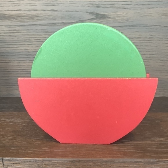 Watermelon Coaster Set 🍉 - Picture 2 of 4
